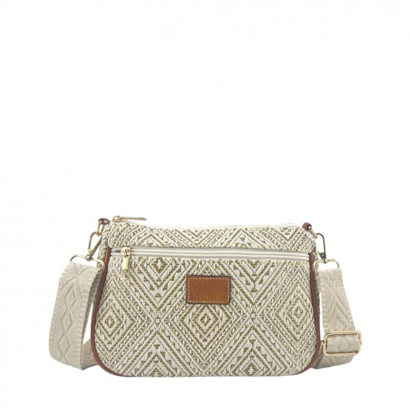 Bolso Bandolera Rafia